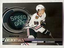 CONNOR BEDARD 2023-24 Credentials ROOKIE Speed of the Game 23/24 UD RC #SGR1