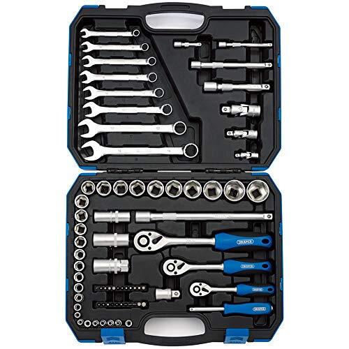 Draper TKD75 M 1/10,2 cm, 3/20,3 cm"e 1/5,1 cm SQ. Dr. Metric Tool kit (75 pezzi