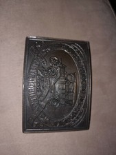 Vintage Belt Buckle Henry Ford Detroit Automobiles Brass Metal Car Model T