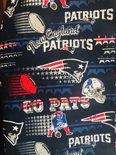 NEW ENGLAND PATRIOTS RETRO Cotton Fabric BIG BTY 36 x58