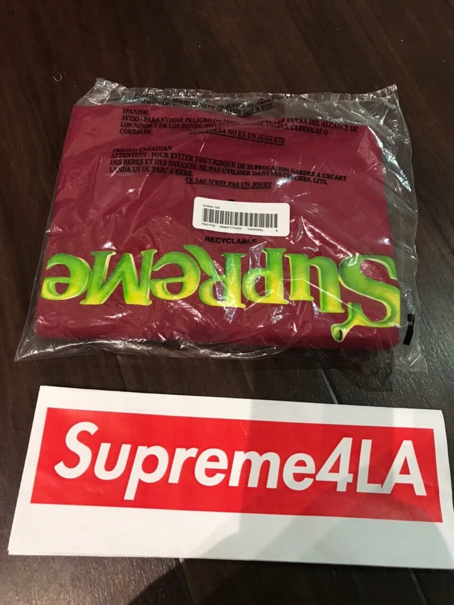 Supreme 21FW Shrek Tee Cardinal S in Hand | eBay