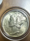 1944 D MERCURY DIME! BU