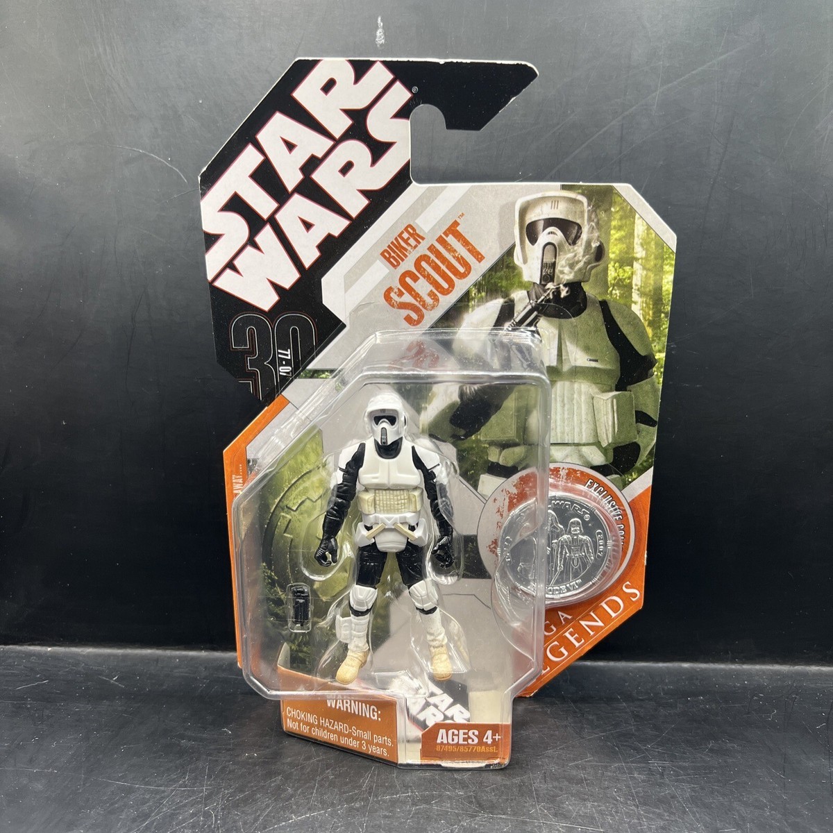 Star Wars BIKER SCOUT Trooper Action Figure Saga Legends