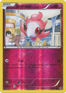 Spritzee 105/162 XY Breakthrough REVERSE HOLO MINT! Pokemon