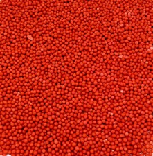 RED 100's &1000's EDIBLE CAKE BALLS / SPRINKLES