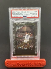2020 One And One Karl Malone Timeless Moments /10 GOLD PSA 10 AUTO 