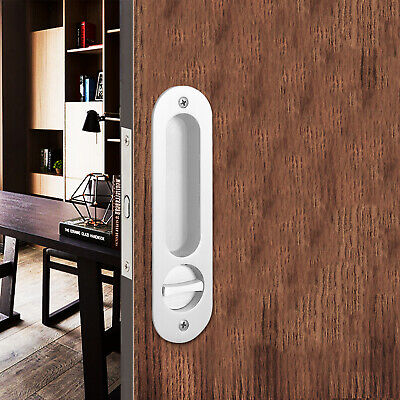 Details about   7.1" Invisible Door Locks Handle with Keys for Sliding Barn Furniture Hardware