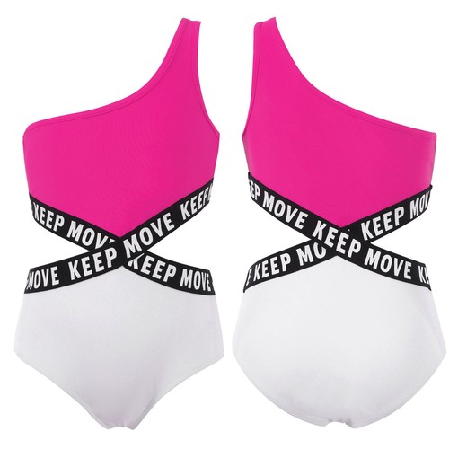 Girls Swimsuit Swimwear One-Piece Swimming Bodysuit Swim Jumpsuit Sunsuit Pool - Picture 13 of 99