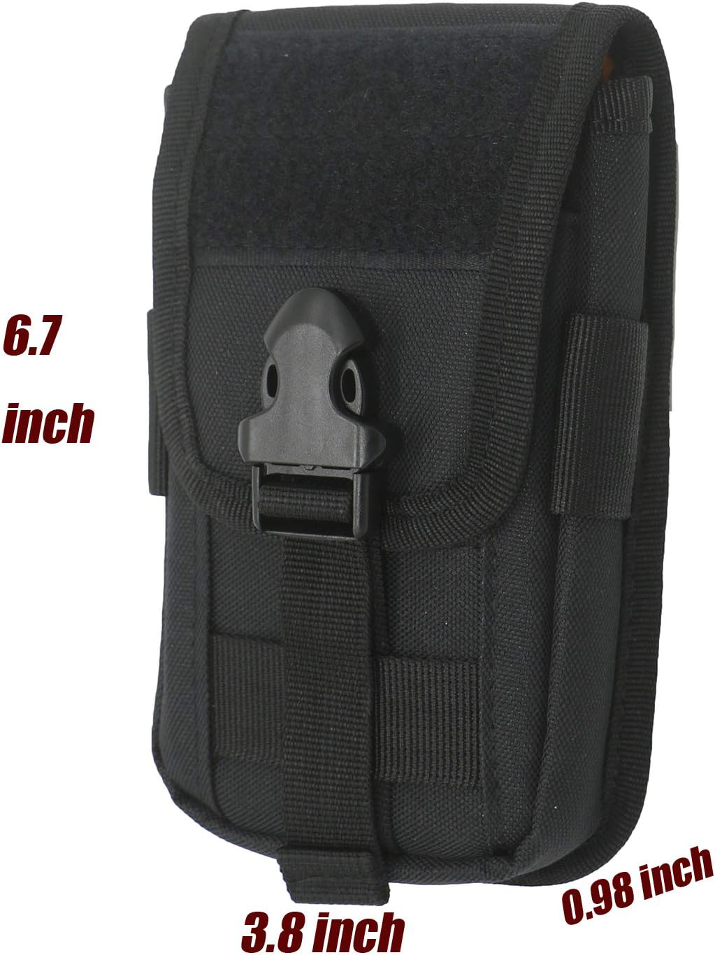 LefRight EDC MOLLE Phone Belt Holder Holster Waist Pouch Bag Card Slots