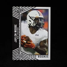 2020 Jaylon Moore RC San Francisco 49ers BLACK Sage Hit Premier Draft   #8