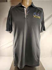 Super Bowl XLVIII Nike Golf Dri-fit Polo S Eagles Broncos NFL Shirt Football 