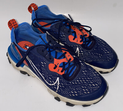 Nike React Vision Worldwide GS Blue Athletic Shoes CD6888-400 Boys Size 6Y YOUTH