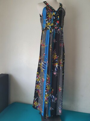 Damen Maxi Kleid von 101 Idees Neu 