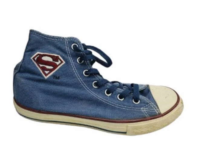 Scarpe alte Converse per ragazzi taglia 3 Chuck Taylor DC Comics Superman Edition bambino