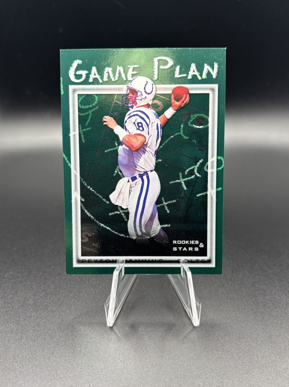 1998 Leaf Rookies & Stars - Game Plan #2 Peyton Manning /5000 (RC) Rookie Colts