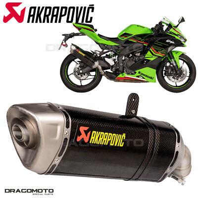KAWASAKI Ninja ZX-4R 400 2023-2024 Exhaust AKRAPOVIC Carbon KAWASAKI Ninja ZX-4R 400 2023-2024 Exhaust AKRAPOVIC Carbon