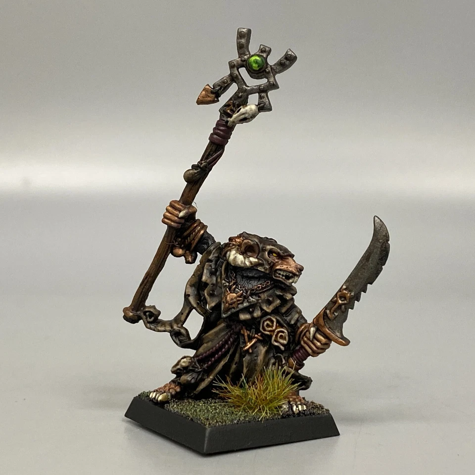 GREY SEER THANQUOL AND BONERIPPER WARHAMMER THE OLD WORLD FANTASY BATTLE SKAVEN - Image 3 of 4