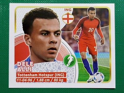 2018 Gol Russia World Cup FIFA #473 DELE ALLI England Soccer Team Sticker Promo