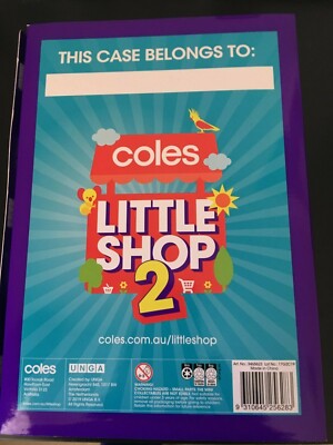 Coles Little Shop 2 Mini Collectables Full Set With Case Brand New