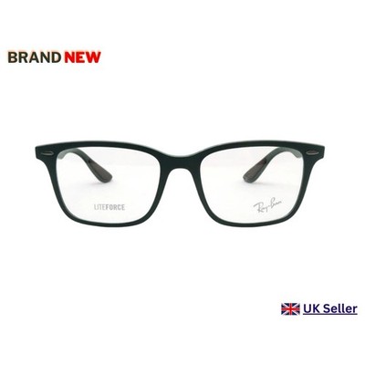 Ray-Ban Liteforce Rechteckig Brille Brillengestell Dunkelgrün Leicht RX