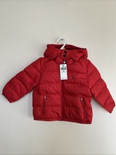 Polo Ralph Lauren Toddler Boys Down Hoodie Jacket Red 3/3T
