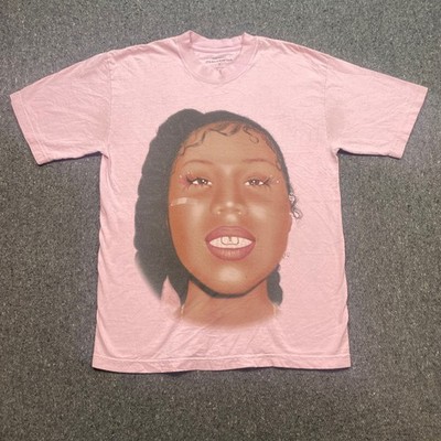 Drake Related Its All A Blur Tour 2023 TShirt Sz M Unisex Pink IAAB Graphic Tee
