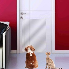 Clear Pet Door Scratch Protector - Heavy Duty Flexible Furniture Guard Cover