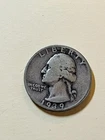 1939 S Washington Quarter VG