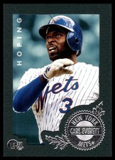 Carl Everett 1996 E-Motion XL #229 Mets MLB READ FREE SHIPPING AutographDen