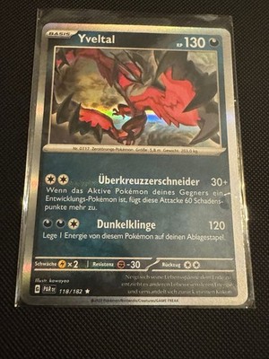 Yveltal 118/182 Sv04: Paradox Rift Holo