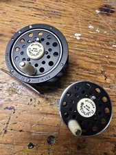 PFLUEGER 1492 DA MEDALIST FLY FISHING REEL WITH SPARE SPOOL, FISHING-OLD BUT NEW