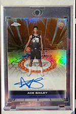 2025 Topps Chrome Ace Bailey Topps Auto Issue Rookies ORANGE Refractor /25
