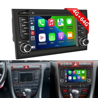 Für AUDI A6 C5 1997-2004 Autoradio Android 15 Apple Carplay GPS WIFI 4G+64G RDS
