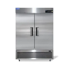 ICECASA 54" Commercial Refrigerator, 2 Door Reach-In Cooler 49 Cu.ft