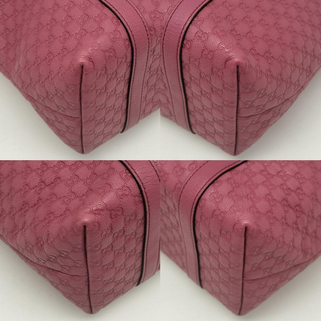 Gucci Mini Tote Bag Pink Leather GG Pattern Kids Series Excellent Condition thumbnail 8