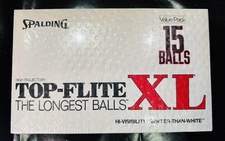 Spalding Top- Flite XL  Golf Balls 15 New In Sealed Box High Trajectory