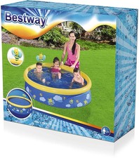 Bestway 57326 My First Fast Piscina con Pulverizador de Agua 152 x 38 cm