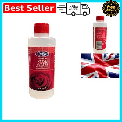 Pure Rose Water Essence 200ml for Culinary & Beauty - Multi-Use Perfektion