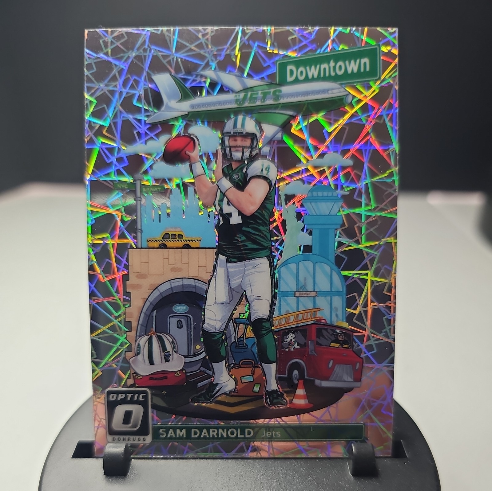 2018 Panini Donruss Optic Sam Darnold Downtown SSP Rookie RC #DT-11 Jets