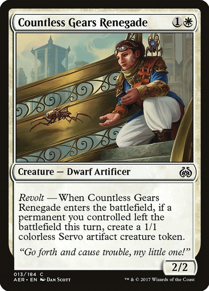 Countless Gears Renegade [AER - 13] Common NM Aether Revolt