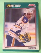 1991-92 Score Rookie and Traded - Randy Hillier #30T - Buffalo Sabres