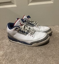 Nike Air Jordan 3 Retro OG True Blue 2016 Men  s Shoe Size 12 Blue 854262-106