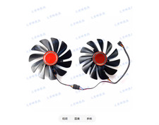 Graphics Card Cooling Fan CF1010U12S For XFX RX580 590 588 584 Black Wolf