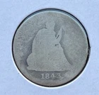 1843 (P) Seated Liberty Quarter