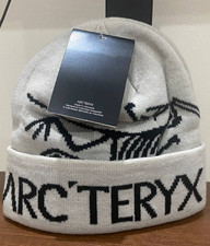 New Arc'teryx Bird Head Toque Beanie White Merino Wool Winter Hat