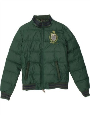 BACI & ABBRACCI Womens Padded Jacket UK 14 Medium Green Polyamide CA08