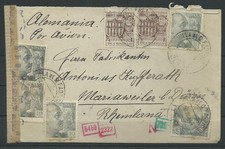 Spanien Brief Villa de D. Fadrique/Toledo - Mariaweiler, ZENSUR 1944 #1055085