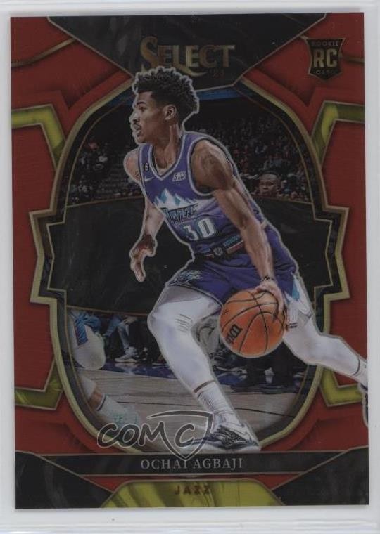 2022-23 Panini Select Concourse Red Prizm 146/199 Ochai Agbaji #96 01uy