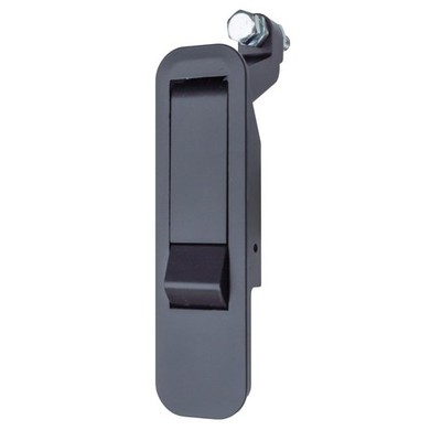 Global Link Pivot Latch, Long Body, Short Arm, Non-Locking, Black Powder Coat