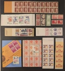 Sweden - Nice lot of 6 booklets, 2 FDC, 5 MNH pairs, VF.